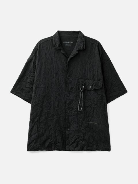 and Wander WASHER PLEATED OPEN SS SHIRT (M)