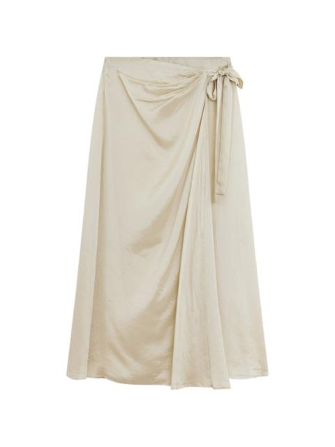 Aspesi knot tie midi skirt