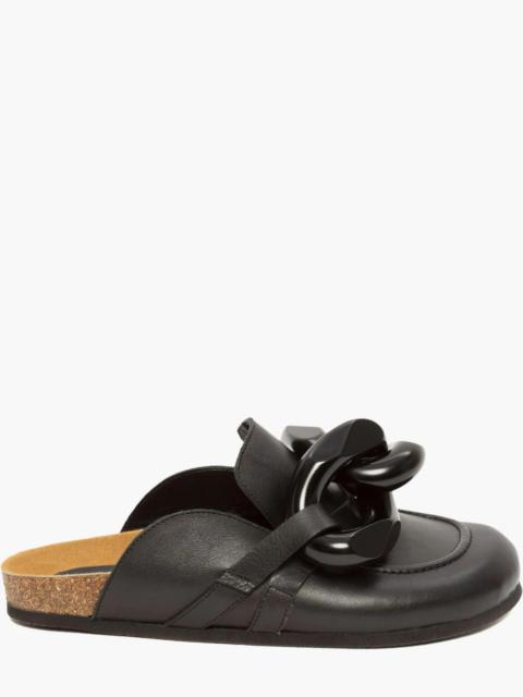 JW Anderson MEN'S CHAIN LOAFER MULES