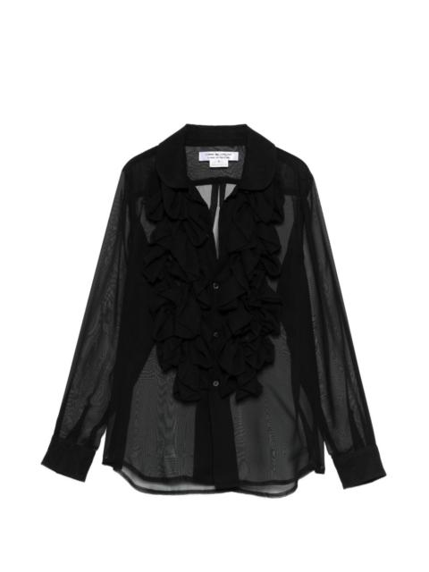 Comme Des Garçons ruffled shirt