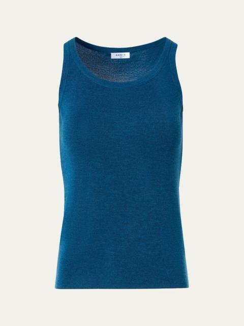 AKRIS Rib Knit Tank Top