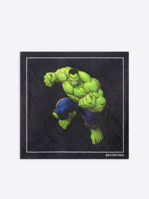 BALENCIAGA Hulk©2021marvel Square Scarf in Black