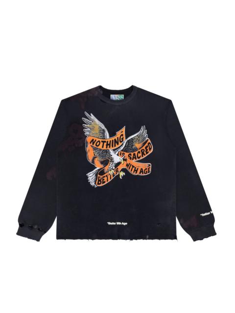 *Better With Age FLORENCE WAFFLE LONG SLEEVE (BLACK)