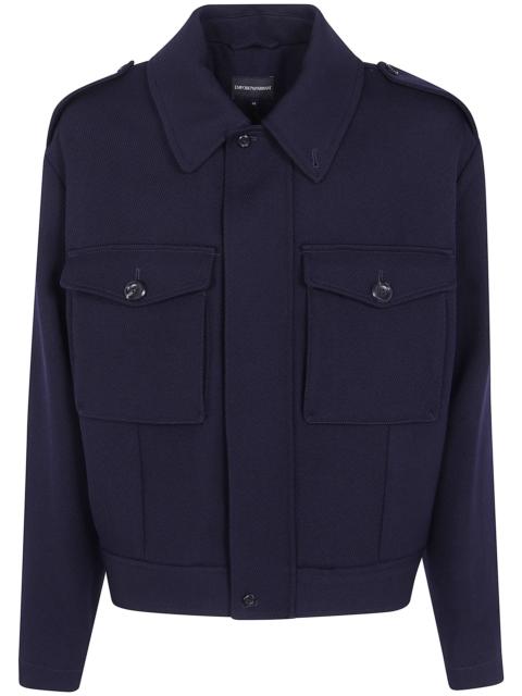 EMPORIO ARMANI Jacket Wool "Denim Classic Jacket"