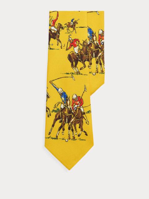 Polo Ralph Lauren Equestrian-Print Silk Tie