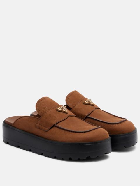 Prada Suede mules
