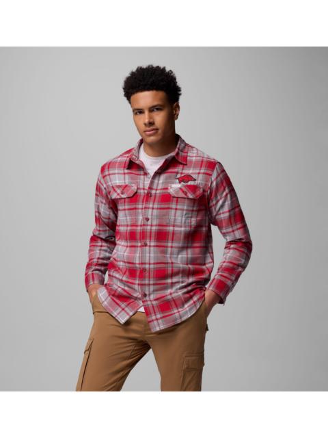 Columbia Men's Collegiate Flare Gun Flannel Long Sleeve Shirt - Arkansas