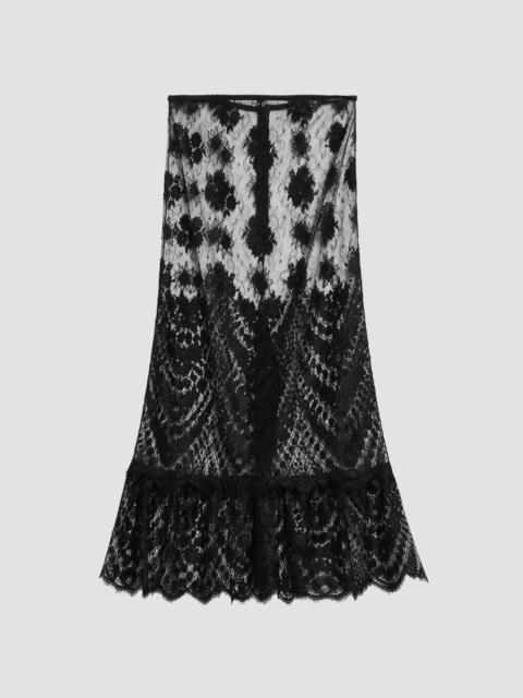 Dolce & Gabbana Women's Pizzo Chantilly Lace Midi Skirt - Nero