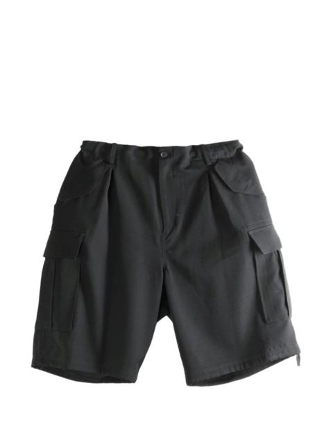 pleated cargo shorts