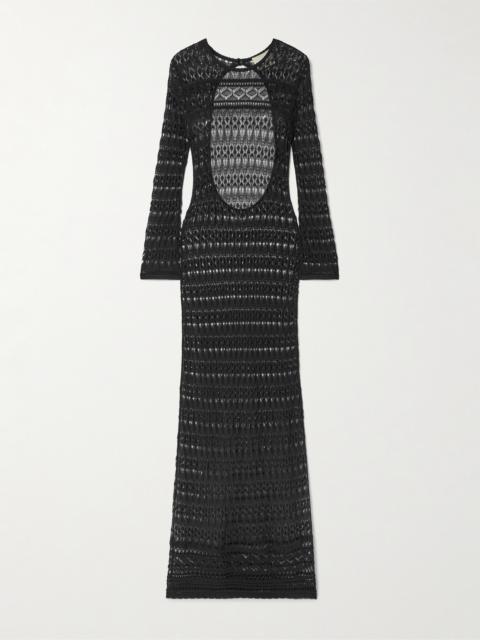 Isabel Marant Paloma Open-back Crocheted Cotton-blend Maxi Dress