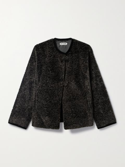 BODE Fitchberg Faux Shearling Jacket