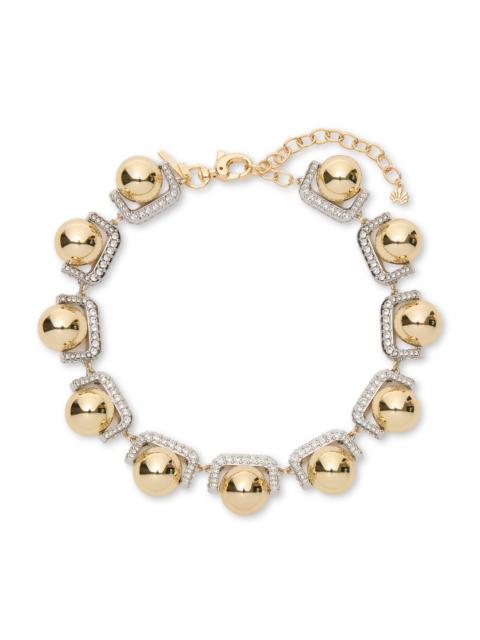 LELE SADOUGHI Women's Pinball Pavé 14K-Gold-Plated & Crystal Collar Necklace - Crystal