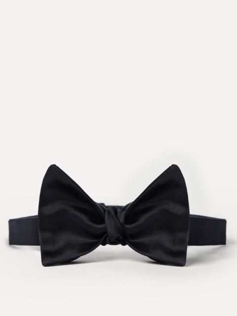 Brunello Cucinelli Cotton and silk satin bow tie