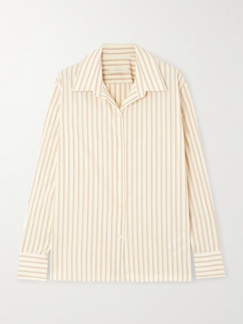 FAITHFULL Vados Striped Cotton-poplin Shirt