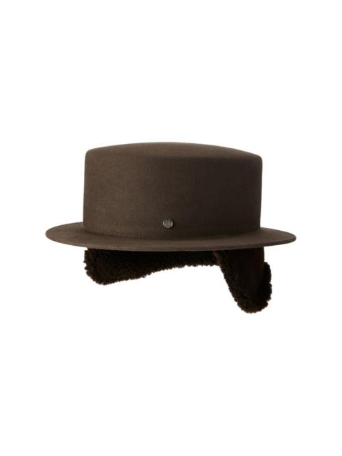 MAISON MICHEL Auguste ear-flap wool hat