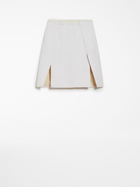 Sportmax ROLL Flared cotton gabardine skirt