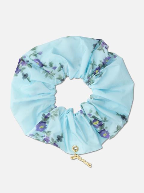 GANNI FLORAL PRINT SCRUNCHIE