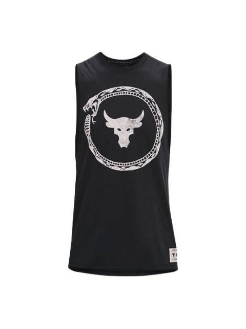 Under Armour Under Armour Project Rock Same Game Tank Top 'Black White' 1361722-001