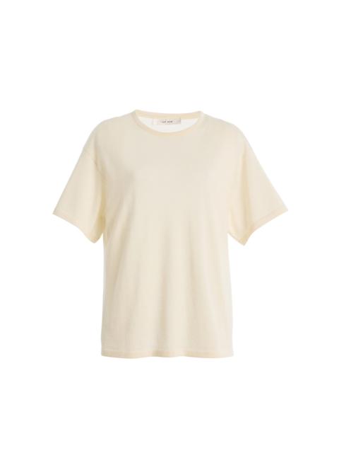 The Row Nonas Cashmere Top ivory