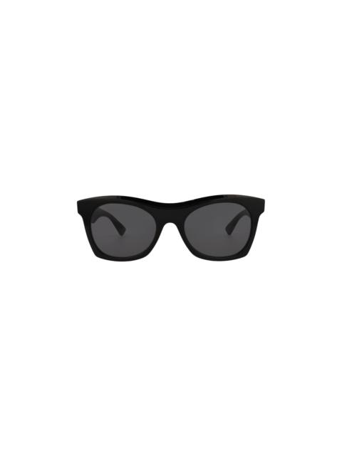 Bottega Veneta Square Sunglasses 'Black/Grey'