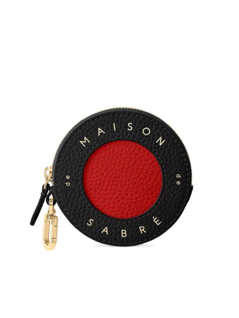 MAISON de SABRÉ zip hardware leather coin purse