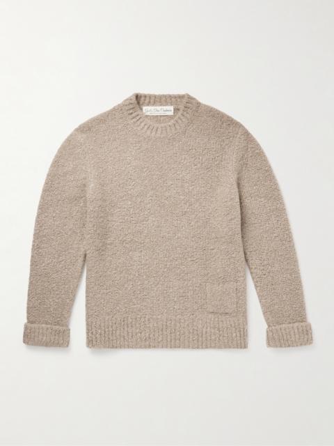 God’s True Cashmere Cloud Embellished Cashmere-Blend Bouclé Sweater