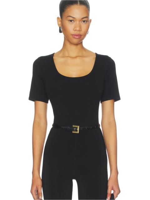 SIMKHAI Adalynn U-neck Bodysuit