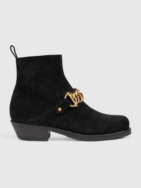 GUCCI Women's ankle boot with chain