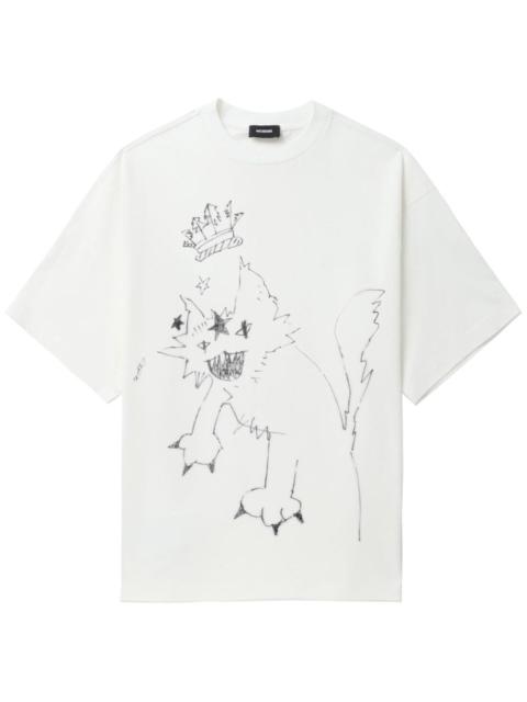 We11done graphic-print T-shirt