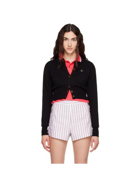 Vivienne Westwood Black Bea Cropped Cardigan