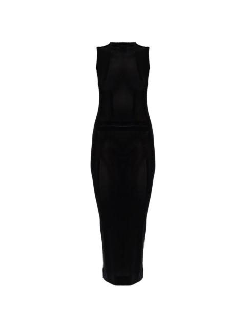 ISSEY MIYAKE sleeveless midi dress
