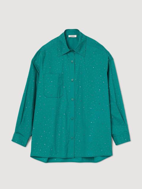 Sandro RHINESTONE-EMBELLISHED SHIRT
