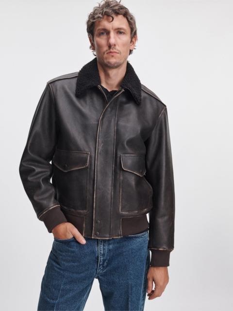 rag & bone Manston Leather Flight Jacket