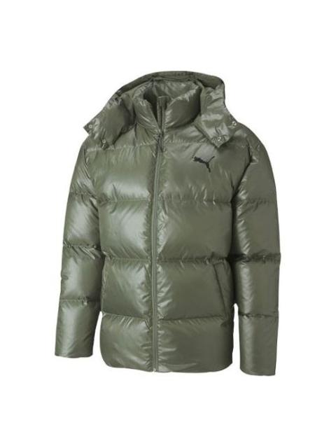 PUMA Volume Down Jacket 'Green Black' 585408-64