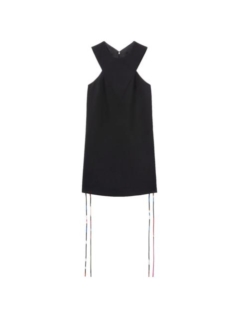 PUCCI lace-up crepe minidress