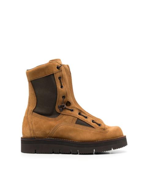 White Mountaineering x Danner Boots suede combat boots