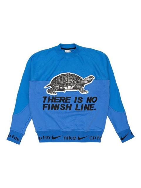 Nike Nike x Cactus Plant Flea Market Fleece Crewneck 'Blue' CI5370-435