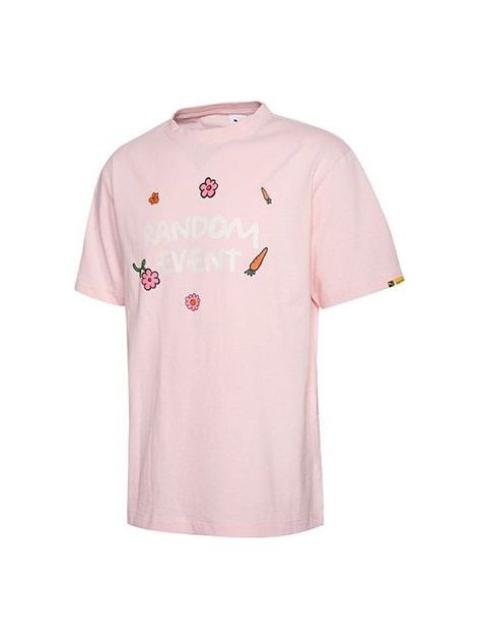 PUMA PUMA x Randomevent Graphic T-Shirt 'Pink White' 59666573