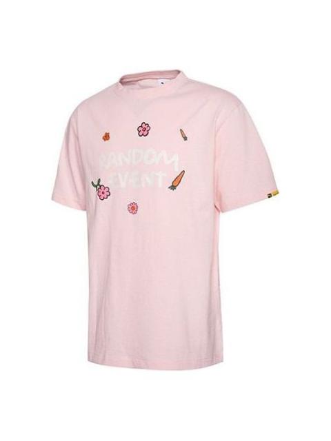 PUMA x Randomevent Graphic T-Shirt 'Pink White' 59666573