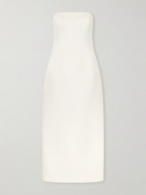 SIMKHAI Enid Satin Midi Dress