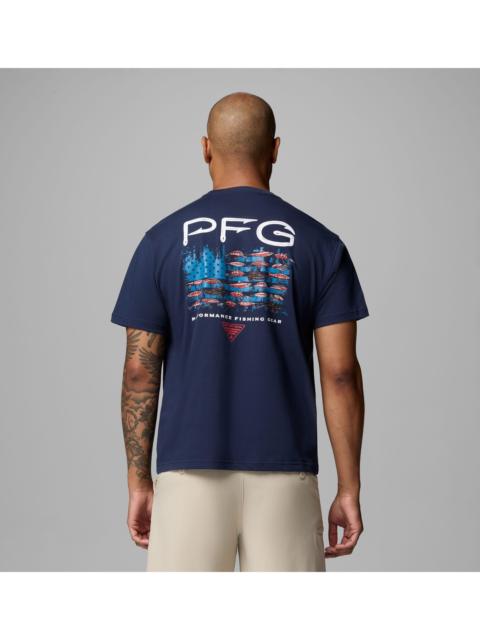 Columbia Men's Aprub Flag PFG Short Sleeve T-Shirt
