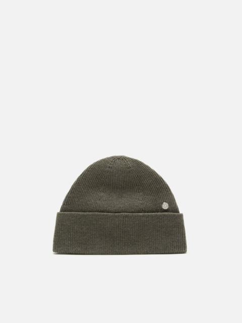 Acne Studios Wool beanie with rivet - Cedar green