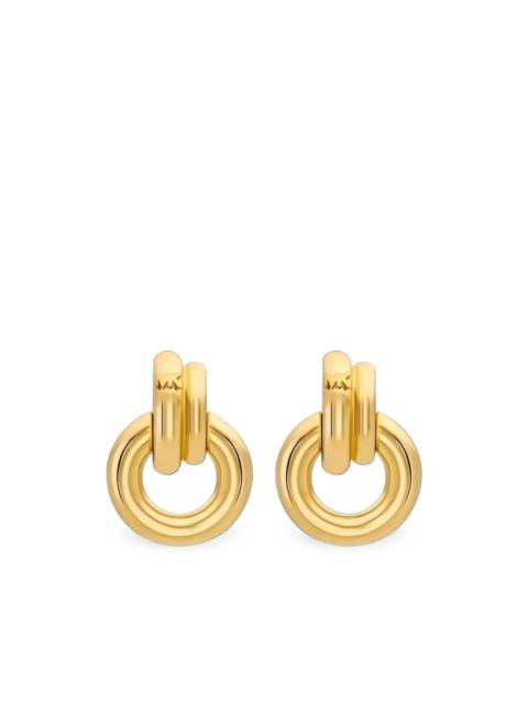 MICHAEL KORS interlocking hoop earrings