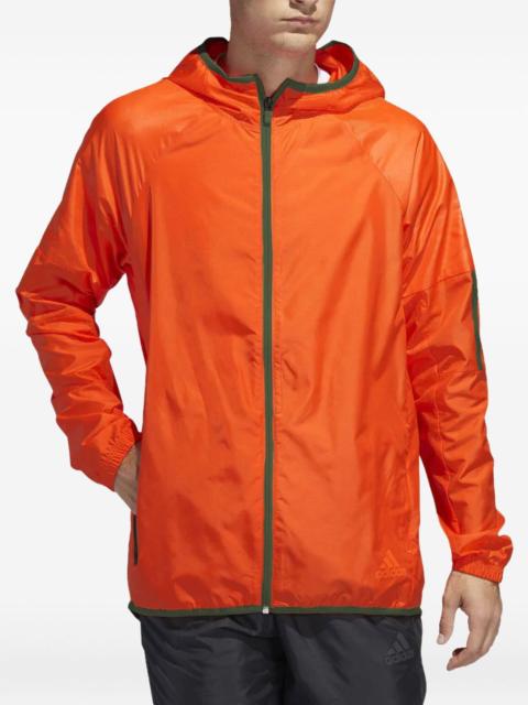 adidas zip-up windbreaker jacket