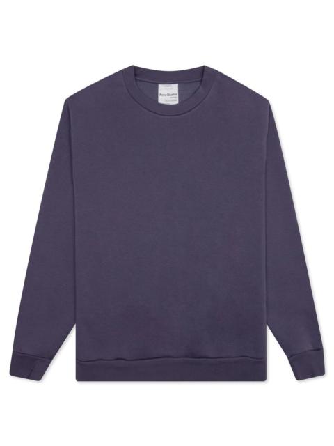 Acne Studios ACNE STUDIOS BRUSHED SWEATSHIRT - DARK PURPLE