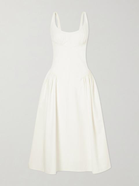 Proenza Schouler Solira Seersucker Midi Dress