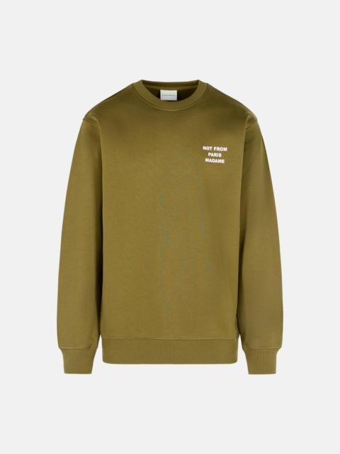Drôle de Monsieur KHAKI COTTON SWEATSHIRT
