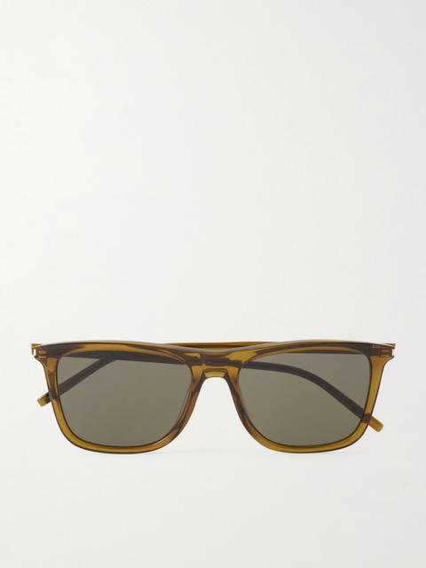 SAINT LAURENT Square-Frame Acetate Sunglasses
