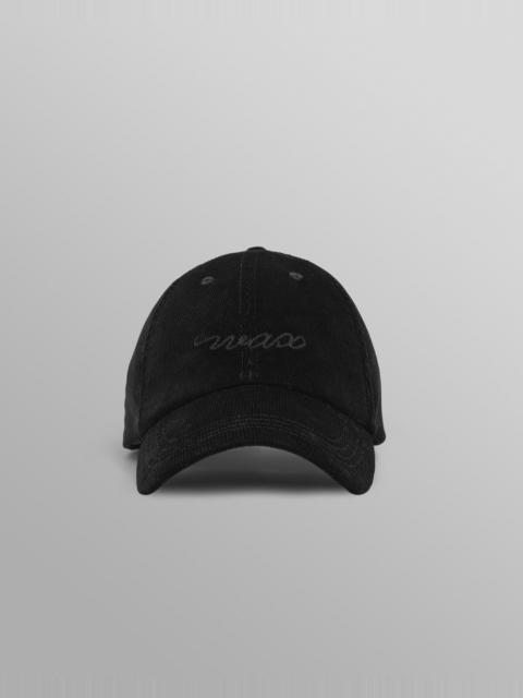 Wax London Spencer - Black Corduroy Sports Cap
