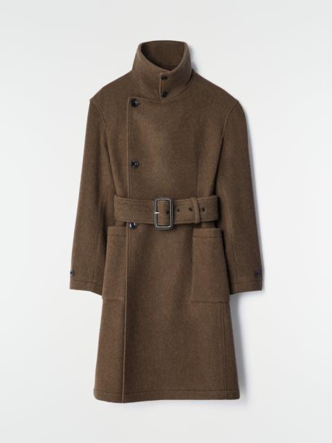 Lemaire FITTED WRAP COAT IN FELTED WOOL AND ALPACA BLEND